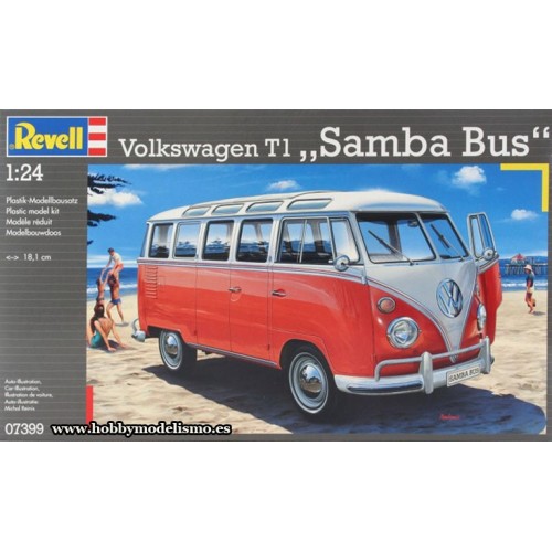 VOLKSWAGEN T1 SAMBA BUS -Escala 1/24- Revell 07399