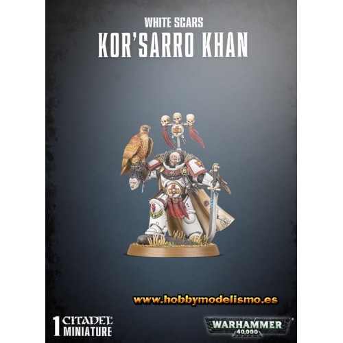 SPACE MARINE WHITE SCARS KOR-SARRO KHAN - GAMES WORKSHOP 48-88