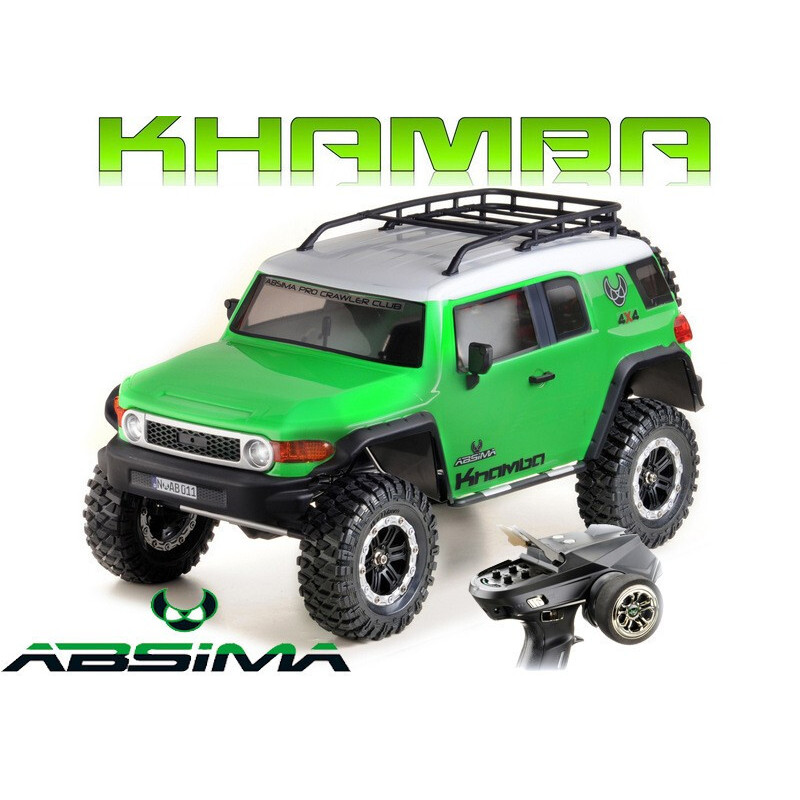 COCHE CRAWLER CR3.4 KHAMBA GREEN RTR ESCALA 1/10 COCHE CRAWLER CR3.4 KHAMBA GREEN RTR ESCALA 1/10