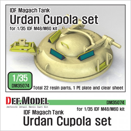 SET CUPULA URDAN MAGACH -Escala 1/35- Def Models DM35074