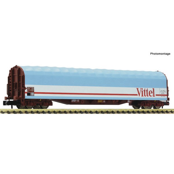 VAGON LONA DESLIZANTE SNCF "VITTEL" Epoca IV-V -Escala N / 1/160- Fleischmann 837711