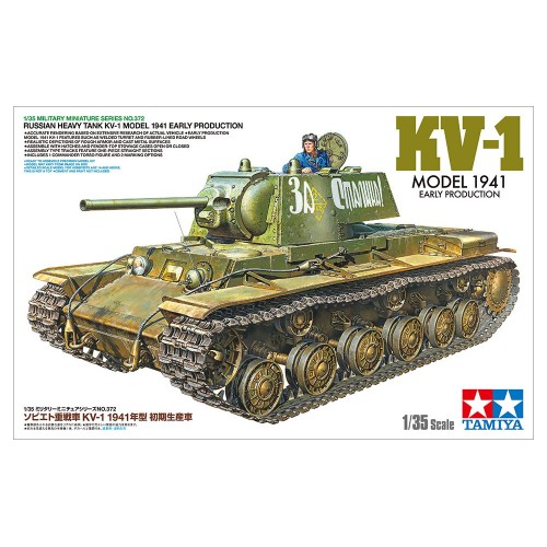 CARRO DE COMBATE KV-1 Mod. 1941 EARLY - Escala 1/35 - TAMIYA 35372