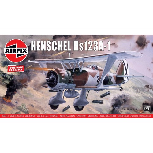 HENSCHEL HS-123 A-1 ANGELITO (España) Vintage Classics -Escala 1/72- Airfix A02051V