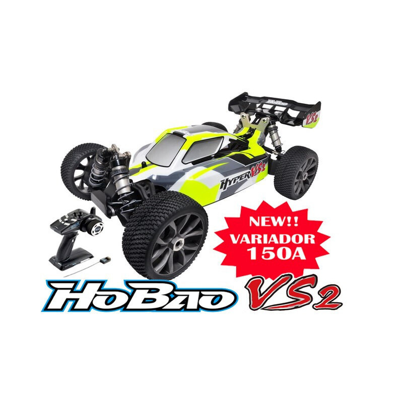 BUGGY HYPER VS2 BRUSHLESS 1/8 150A RTR CARROCERIA AMARILLA BUGGY HYPER VS2 BRUSHLESS 1/8 150A RTR CARROCERIA AMARILLA