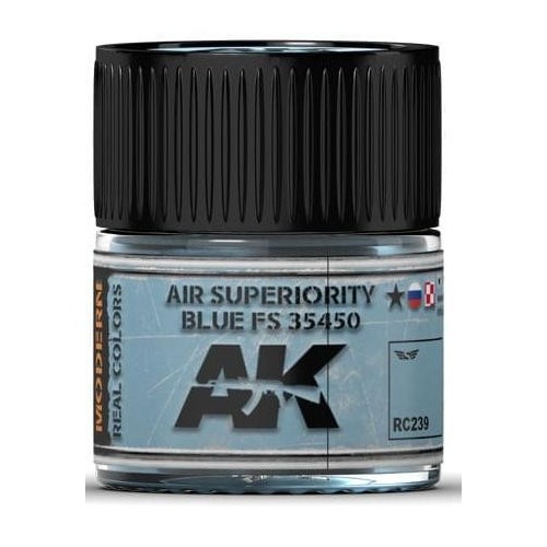 PINTURA REAL COLORS AIR SUPERIORITY BLUE FS35450 (10 ml) - AK Interactive RC239