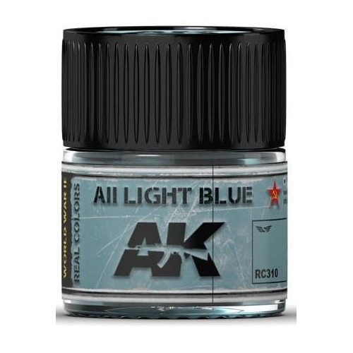 PINTURA REAL COLORS ALL LIGHT BLUE (10 ml) - AK Interactive RC310