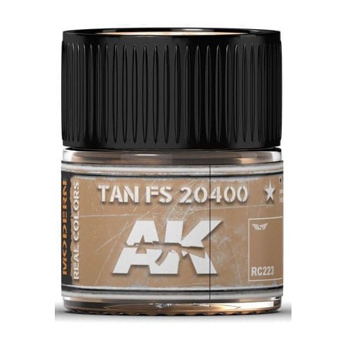 PINTURA REAL COLORS TAN FS20400 (10 ml) - AK Interactive RC223