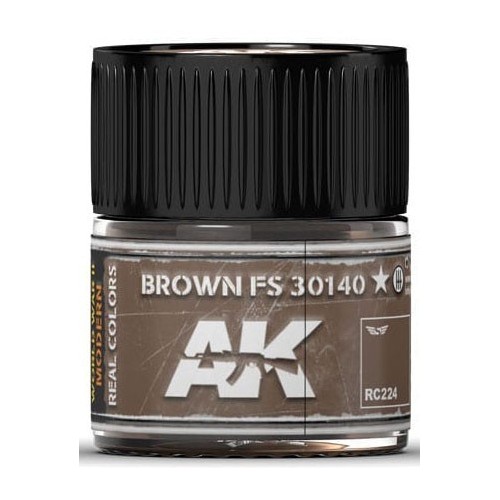PINTURA REAL COLORS BROWN FS30140 (10 ml) - AK Interactive RC224