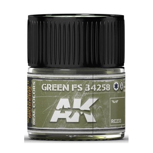 PINTURA REAL COLORS GREEN FS34258 (10 ml) - AK Interactive RC233