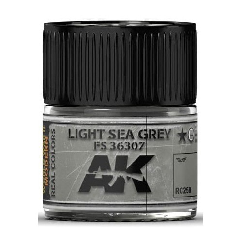 PINTURA REAL COLORS LIGHT SEA GREY FS36307 (10 ml) - AK Interactive RC250