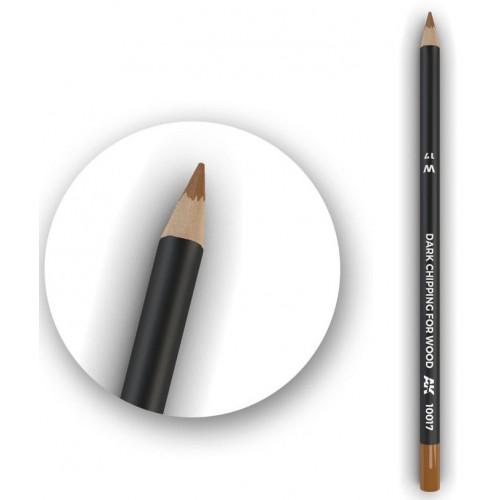 Watercolor pencil: CHIPPING OSCURO PARA MADERA - AK Interactive 10017-5