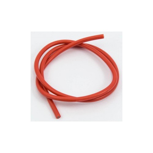 CABLE SILICONA ROJO 12awg (50 cms)