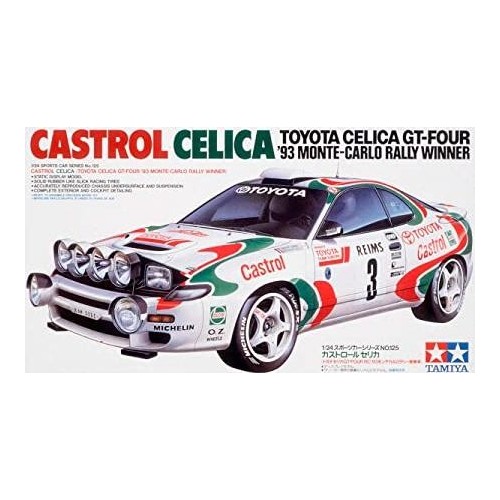 TOYOTA CELICA GT-FOUR CASTROL "Montecarlo 93" -Escala 1/24- Tamiya 24125