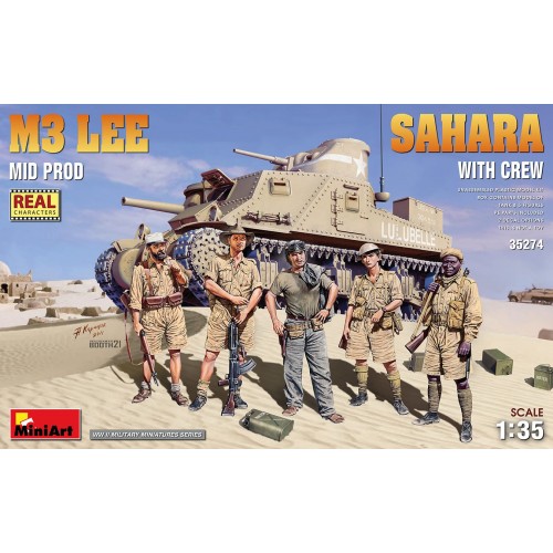 CARRO DE COMBATE M-3 LEE "SAHARA" -Escala 1/35- MiniArt Model 35274