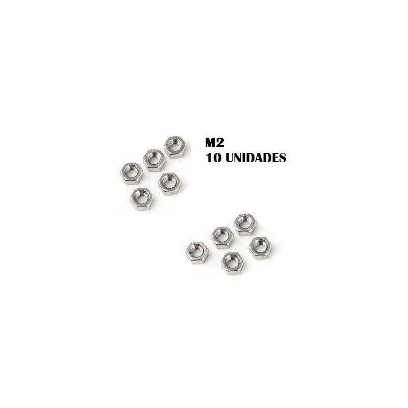 TUERCAS DE M2 (10 unidades) - HMT Hobby Models Tools M2 TUERCAS DE M2 (10 unidades) - HMT Hobby Models Tools M2