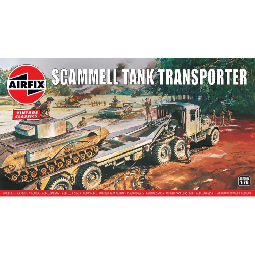 CAMION TRANSPORTE DE CARROS SCAMMELL Vintage Classics -Escala 1/76- Airfix A02301V
