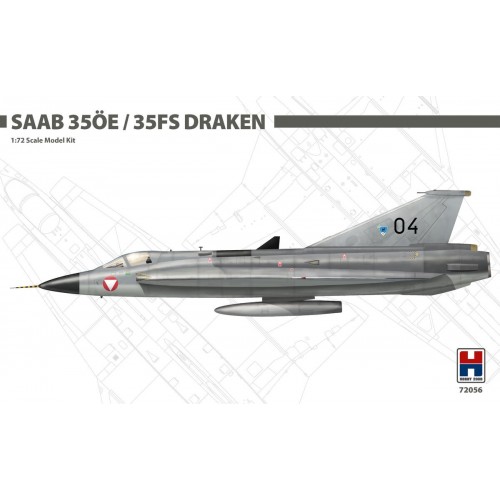 SAAB 35 OE / 35FS DRAKEN -Escala 1/72- HOBBY 2000 72056