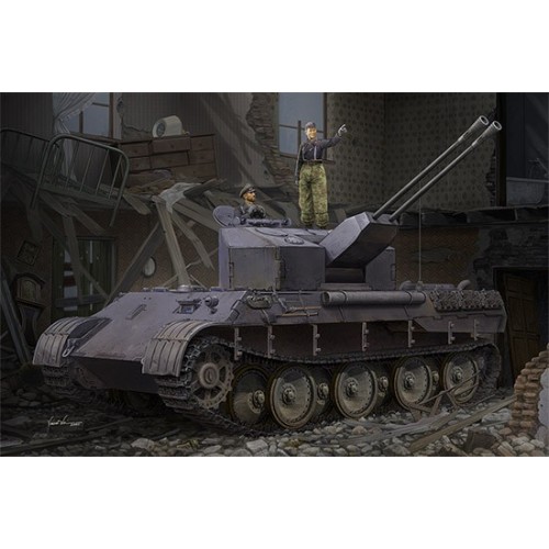 CARRO DE COMBATE Sd.Kfz. 171 Ausf. A FLAKPANZER PANTHER -Escala 1/35- Hobby Boss 84535