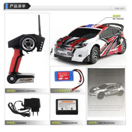 COCHE ELECTRICO RTR 1/18 RALLY 4WD 2.4GHZ - A949 COCHE ELECTRICO RTR 1/18 RALLY 4WD 2.4GHZ - A949