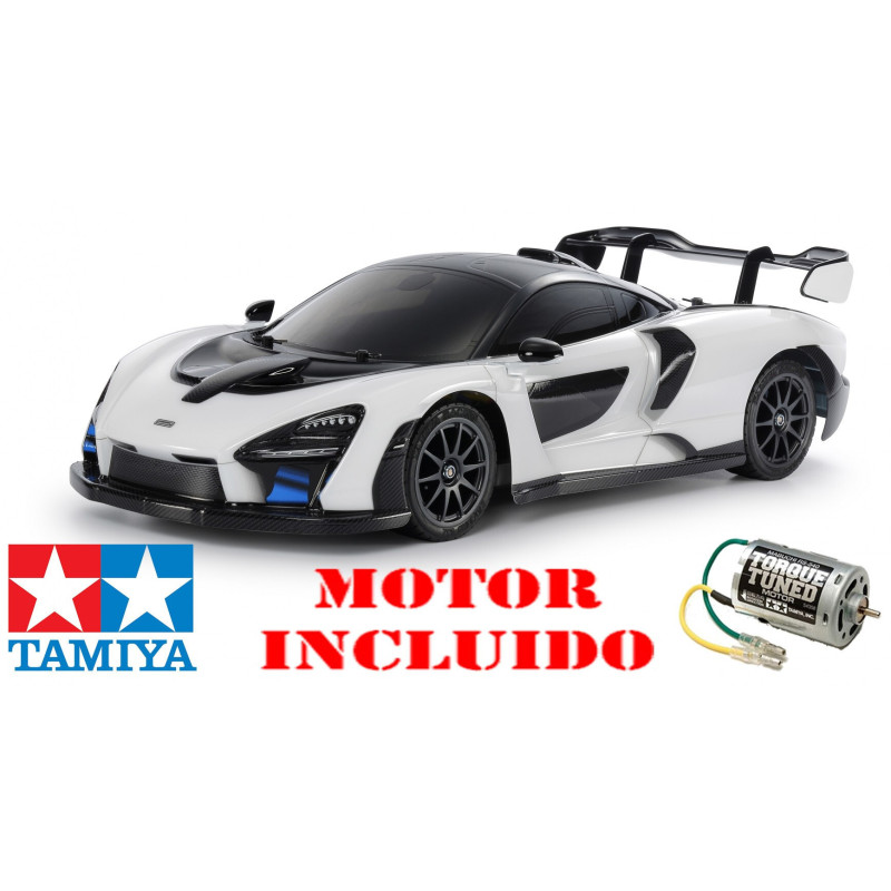 MCLAREN SENNA RADIO CONTROL EN KIT - ESCALA 1/10 - CHASIS TT-02 - TAMIYA 58711