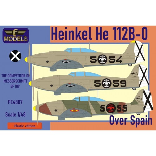 HEINKEL He-112 B-O "Over Spain" (España) - Escala 1/48- LF Models PE4807