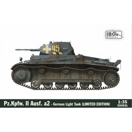 CARRO DE COMBATE Sd.Kfz. 121 Ausf. a2 PANZER II "EDICION LIMITADA" -Escala 1/35- IBG 35083L