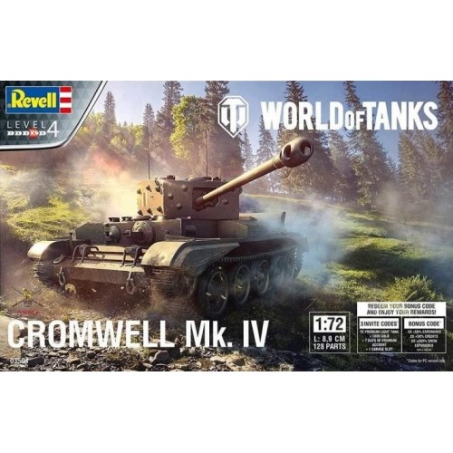 CARRO DE COMBATE CROMWELL MK-IV "World of Tanks" -Escala 1/72- Revell 03504