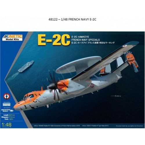 GRUMMAN E-2C HAWKEYE (Francia) -Escala1/48- Kinetic K48122