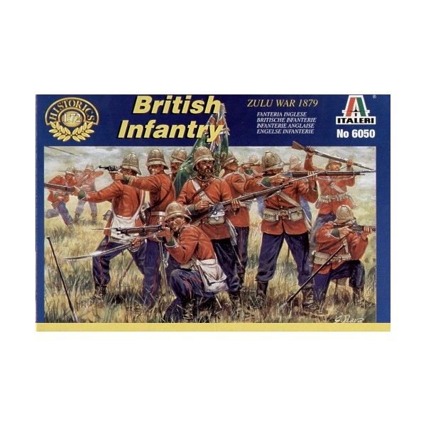INFANTERIA BRITANICA -Guerra Zulu 1879- 1/72 - Italeri 6050