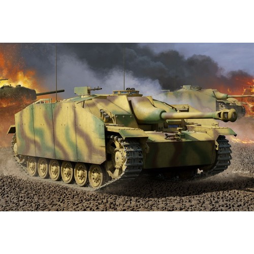 CAÑON DE ASALTO Sd.Kfz. 142 Ausf. G STUG III (LATE) -Escala 1/16- Trumpeter 00947