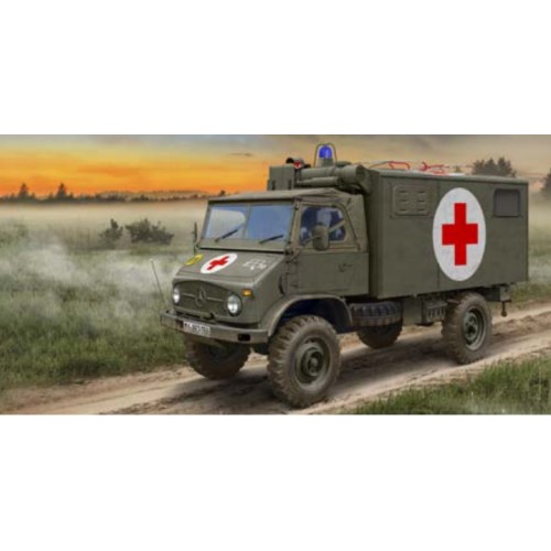 CAMION MERCEDES UNIMOG S-404 (Ambulancia) -Escala 1/35- ICM 35138