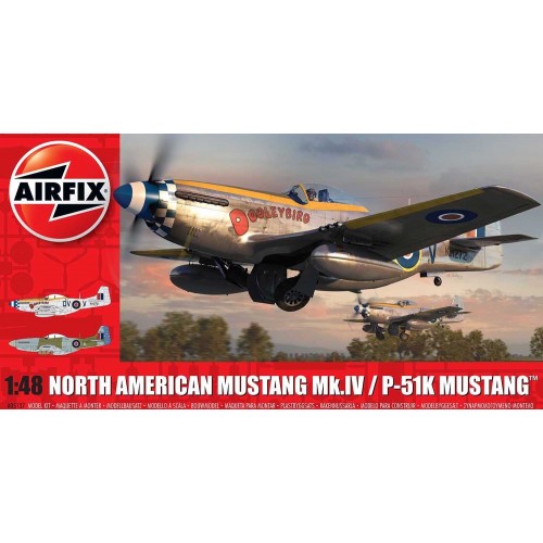 NORTH AMERICAN P-51 MUSTANG MK-IV -Escala 1/48 - Airfix A05137