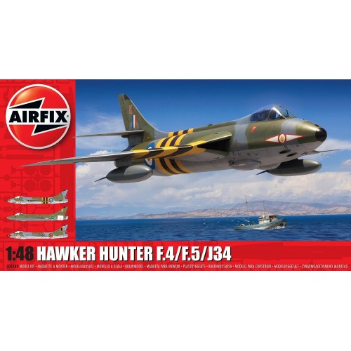 HAWKER HUNTER F.4 / F.5 / J34 (Suez) -Escala 1/48 - Airfix A09189