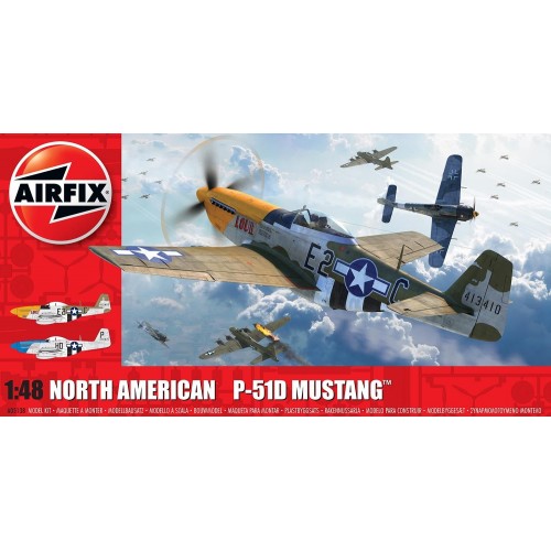NORTH AMERICAN P-51 D MUSTANG -Escala 1/48- Airfix 05138