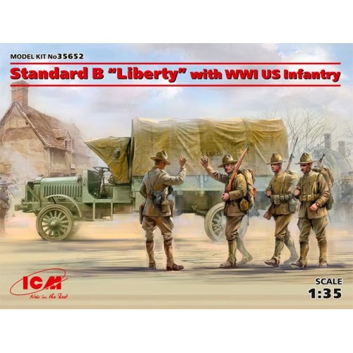 CAMION STANDARD B "Liberty" & INFANTERIA U.S.ARMY -1/35- ICM 35652
