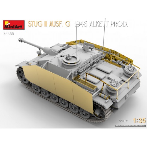 CAÑON DE ASALTO Sd.KfZ. 142 STUG III Ausf. G Prod. ALKETT 1945 -Escala 1/35- MiniArt 35388