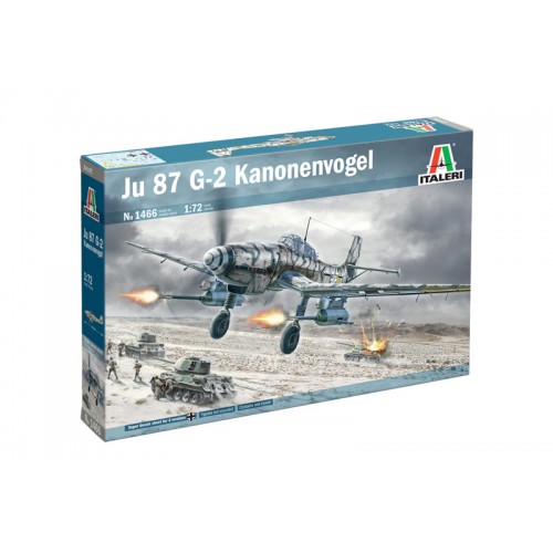 JUNKERS JU-87 G-2 STUKA (Kanonenvogel) -Escala 1/72- Italeri 1466