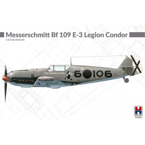 Messerschmitt Bf-109 E-3 Legion Condor (España) -Escala 1/32- Hobby 2000 32009