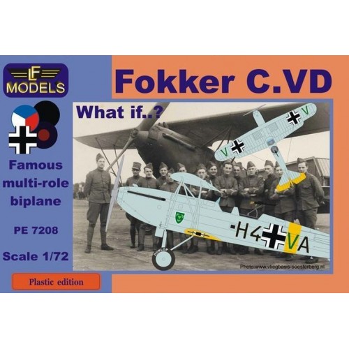 FOKKER C.VD (España) -Escala 1/72- LF MODELS PE7208