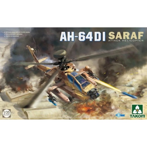 BOEING AH-64 DI APACHE LONGBOW "SARAF" -Escala 1/35- Takom 2605