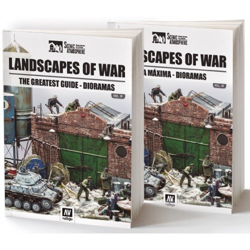 LIBRO: LANDSCAPES OF WAR Vol. 4 (Castellano) - Acrylicos Vallejo 75027