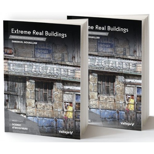 LIBRO: EXTREME REAL BUILDINGS (Castellano) - Acrylicos Vallejo 75051