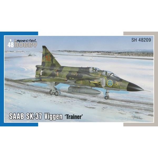 SAAB SK-37 VIGGEN TRAINER - ESCALA 1/48 - SPECIAL HOBBY 48209