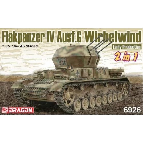CARRO ANTIAEREO Sd.Kfz. 161/4 FLAKPANZER IV Ausf. G "Wirbelwind" -Escala 1/35- Dragon Models 6926