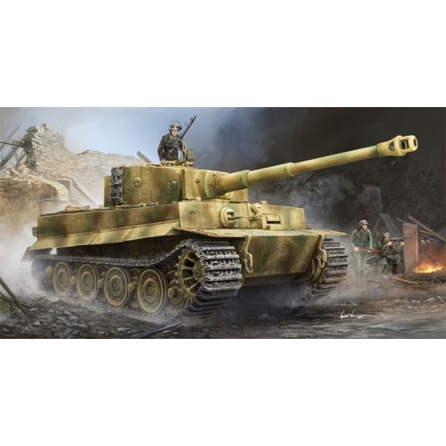 CARRO DE COMBATE Sd.Kfz. 181 Ausf.E (Late) TIGER I -Escala 1/35- Trumpeter 09540