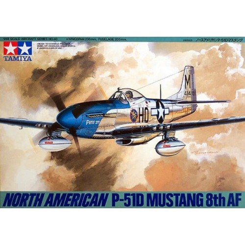 NORTH AMERICAN P-51D MUSTANG -Escala 1/48- Tamiya 61040