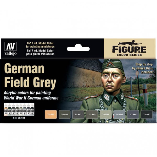 Set Pinturas German Field Grey ( 8 Colores9
