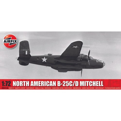 NORTH AMERICAN B-25 C/D MITCHELL -Escala 1/72- Airfix A06015A
