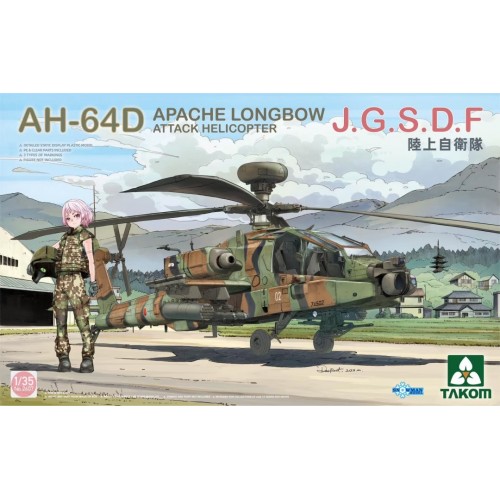 BOEING AH-64 D APACHE LONGBOW -Escala 1/35- Takom 2607