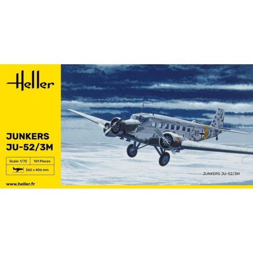 JUNKER JU-52 / 3m -Escala 1/72- Heller 80380
